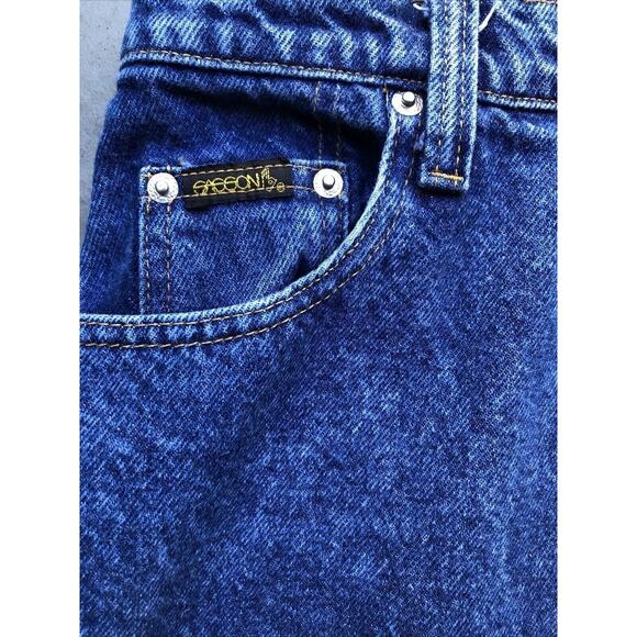 Vintage Sasson Women's Jeans Modern Basics High Waist Tapered Leg 32" Waist - Picture 2 of 6